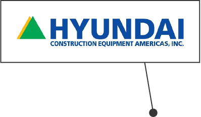 韓国の取引先：HYUNDAI CONSTRUCTION EQUIPMENT